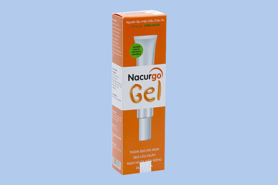 Kem trị sẹo rỗ hiệu quả Nacurgo Gel