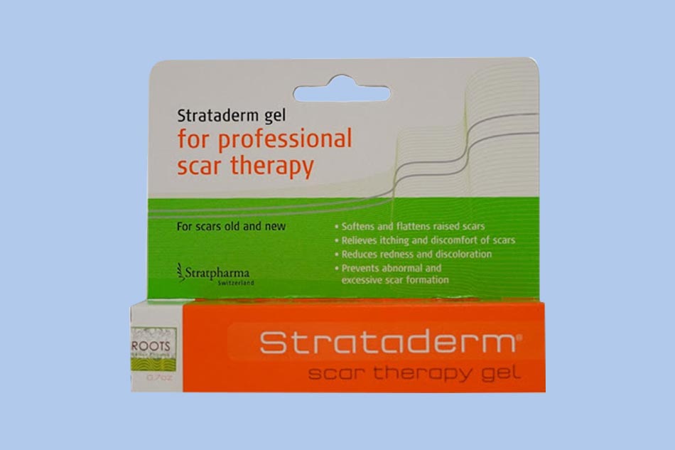 Hình ảnh hộp kem trị sẹo Strataderm